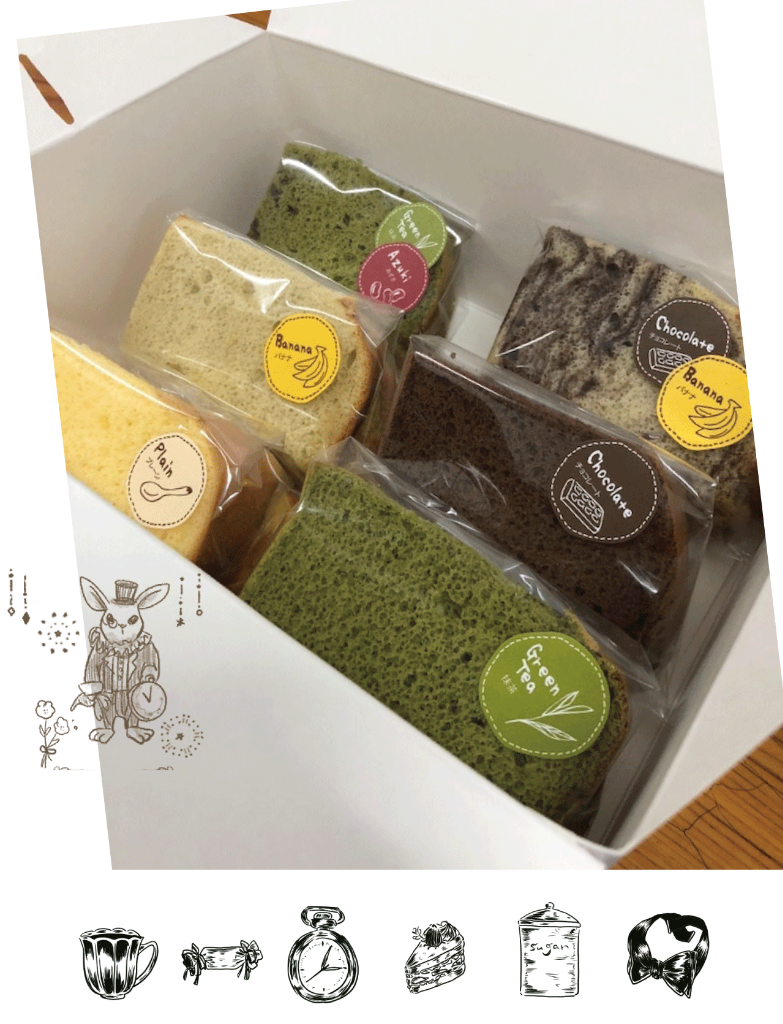 そのままでも冷やしてもトーストでも<br />こだわりのシフォンケーキ専門店